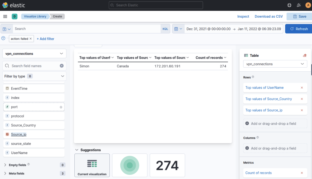 Screenshot: But as we are in the visualisation section I best try it another way. Click on visualise library on lefthand menu (click bars top left... (2 of 2)