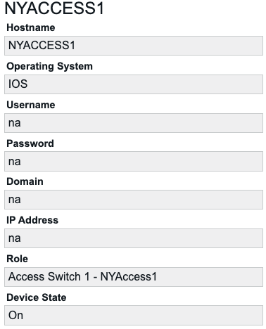 Screenshot: AAAAND have encountered a new issue. NYACCESS1 is requesting a password. This has happened previously, I assume when other users assign one... (2 of 2)
