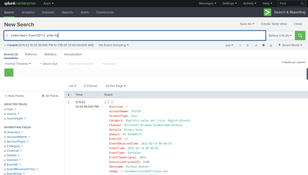 Screenshot: We know the username from previous question so add that to query