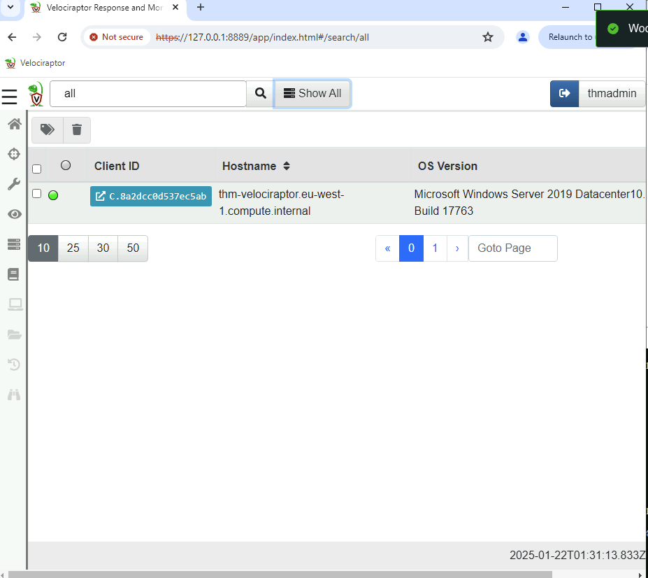 Screenshot: (Be patient takes a while) (1 of 2)