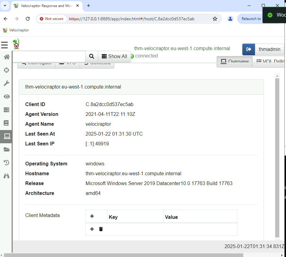 Screenshot: (Be patient takes a while) (2 of 2)