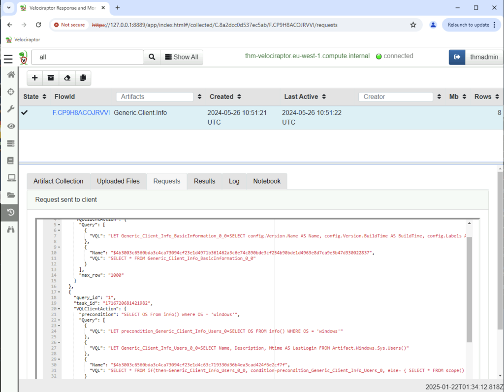 Screenshot: Head to Collected tab, then I found answer in Requests
