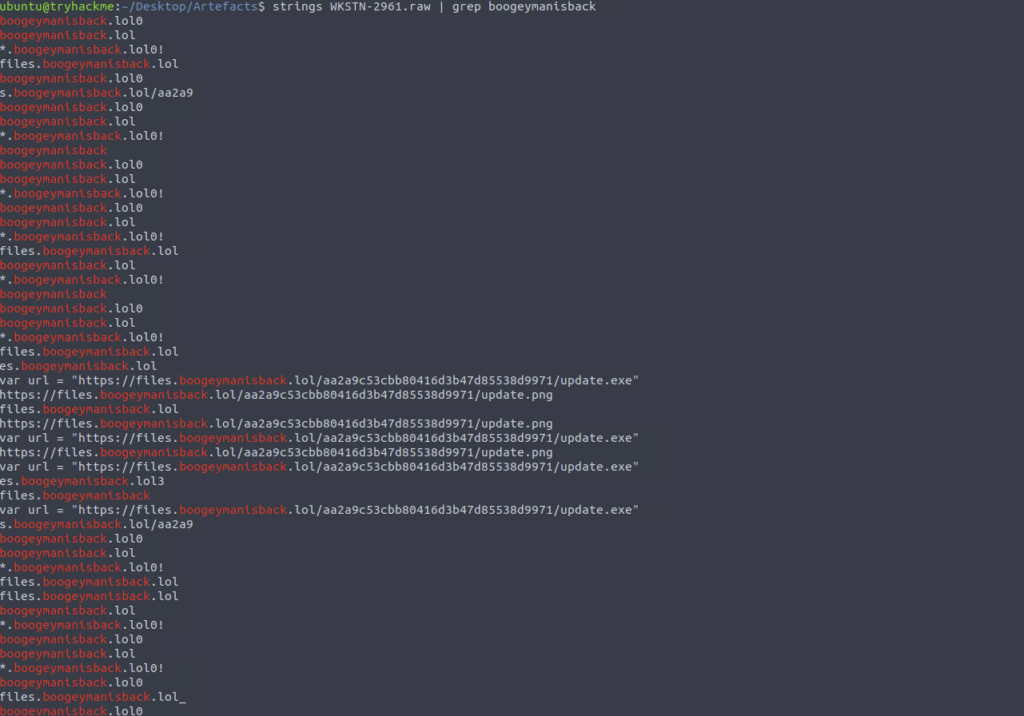 Screenshot: grep is life