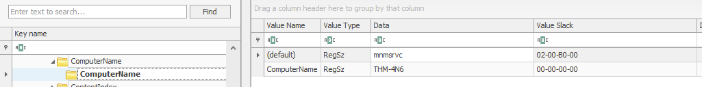 Screenshot: Registry Explorer shows it like this. Take a look and answer Question # 3