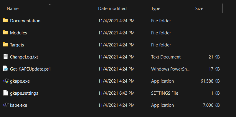 Screenshot: In the attached VM, you will find KAPE on the Desktop in the folder titled KAPE.In this folder, you will find the following files and...