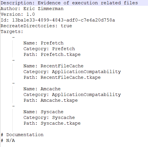 Screenshot: KAPE also supports Compound Targets. These are Targets that are compounds of multiple other targets. As mentioned in the previous tasks,...
