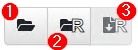 Screenshot: Three buttons are highlighted in the above image. Below is a brief explanation for each.