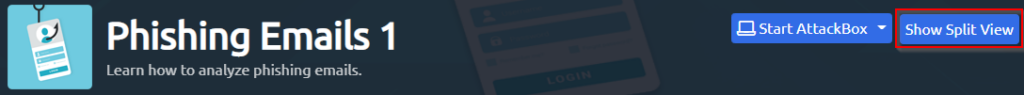Screenshot: If you don't see a virtual machine load, then click the Show Split View button.