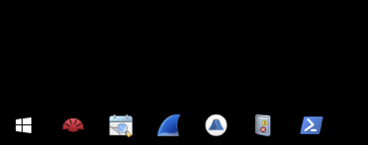 Screenshot: Note: You can access the tools listed above via the taskbar.